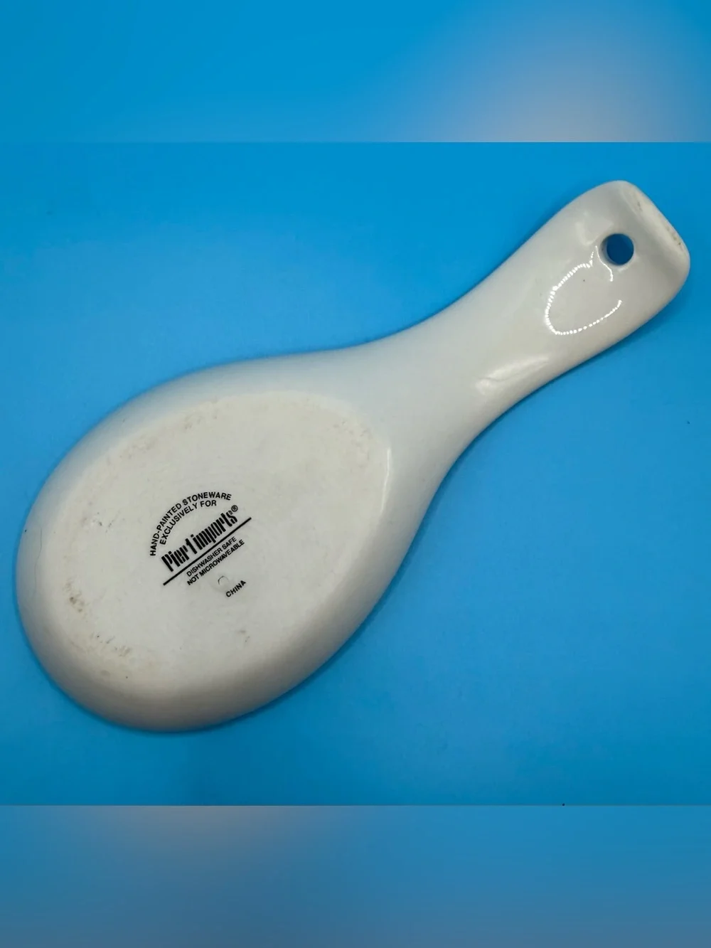 Pier 1 Imports Floral Ceramic Spoon Rest - Multicolor